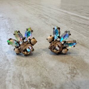 J.Crew Iridescent Crystal Stud Earrings
